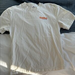 White Graphic T-Shirt from hollister- Coney Island